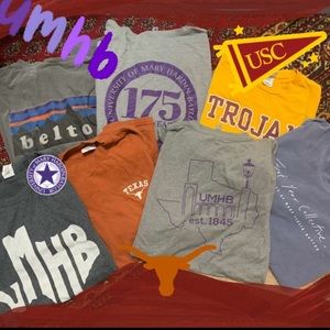 College T-shirt bundle